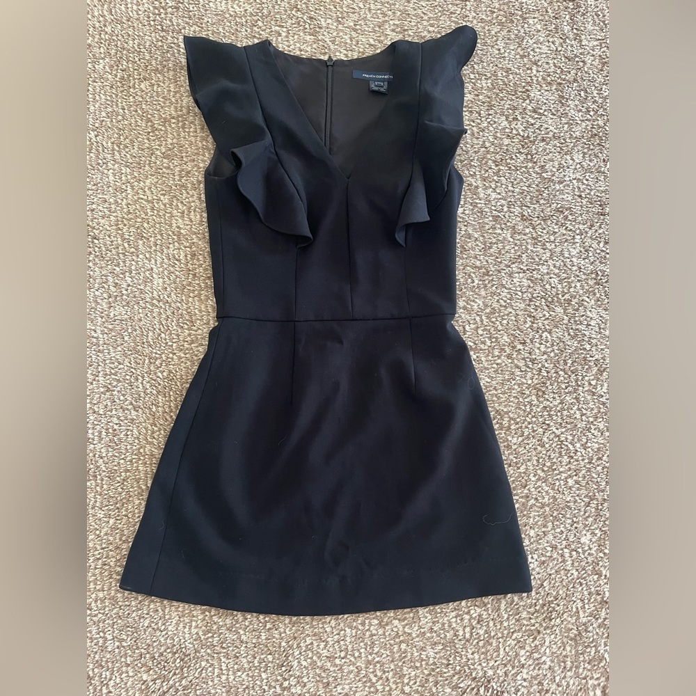 EUC French Connection black dress size 0